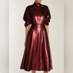 Emilia Wickstead Mariel Sequined Gown